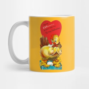 Valentine—eggsactly right for me Mug